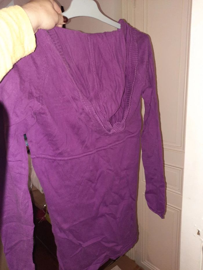 Pull fin violet - photo numéro 2