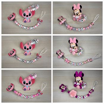 Attache tétine personnalisée 