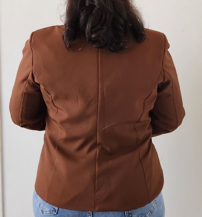 Veste tailleur marron Jade & Me XXL - photo numéro 3