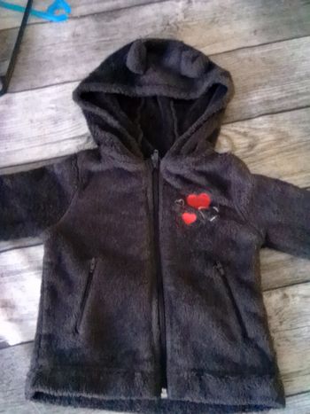 VESTE POLAIRE FILLE TAILLE 2,4 ANS