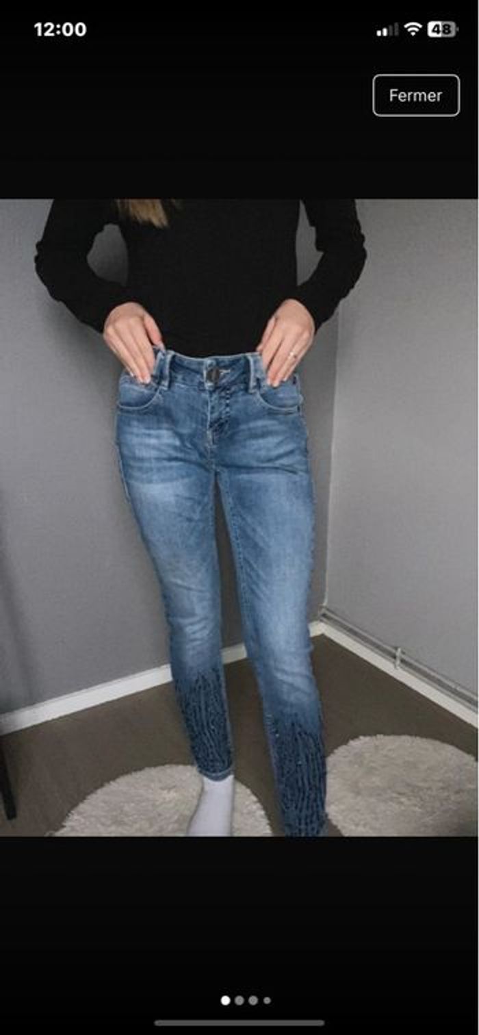 Jean bleu taille s