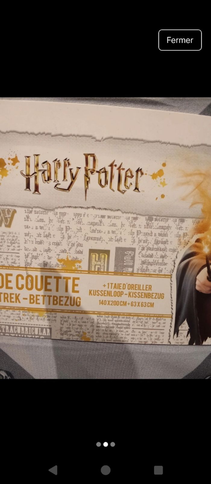 Parure housse de couette Harry Potter - photo numéro 2
