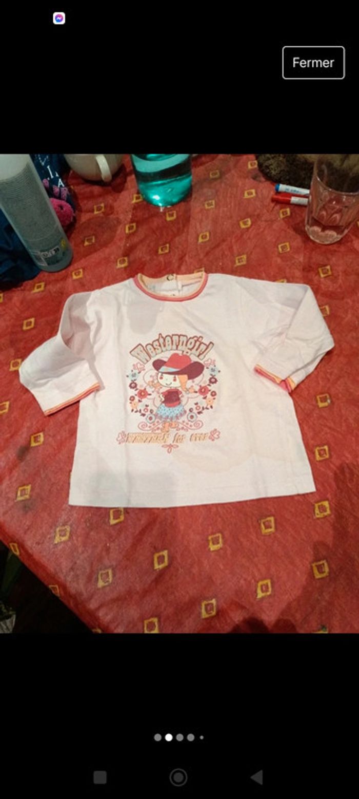 Tee-shirt ML 12 mois - photo numéro 2