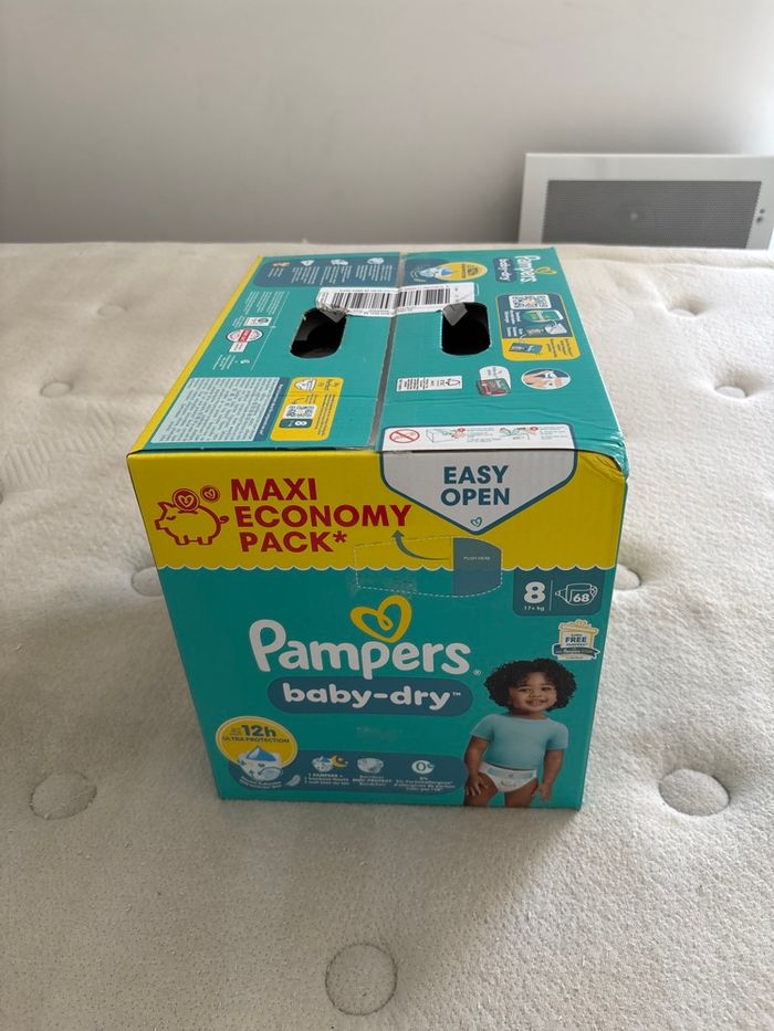 68 couches Pampers baby dry taille 8 - photo numéro 2
