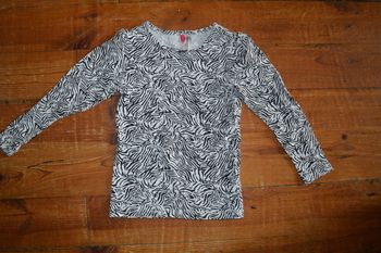 Tee shirt manches longues zébre 3 ans orchestra