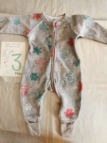 Pyjama velours 3 mois