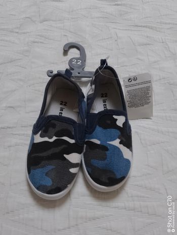 In extenso basket camouflage avec étiquette