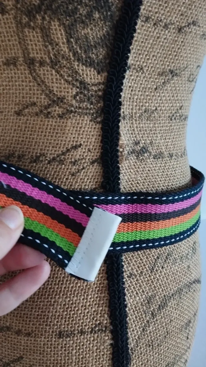 Ceinture multicolore ajustable - photo numéro 9