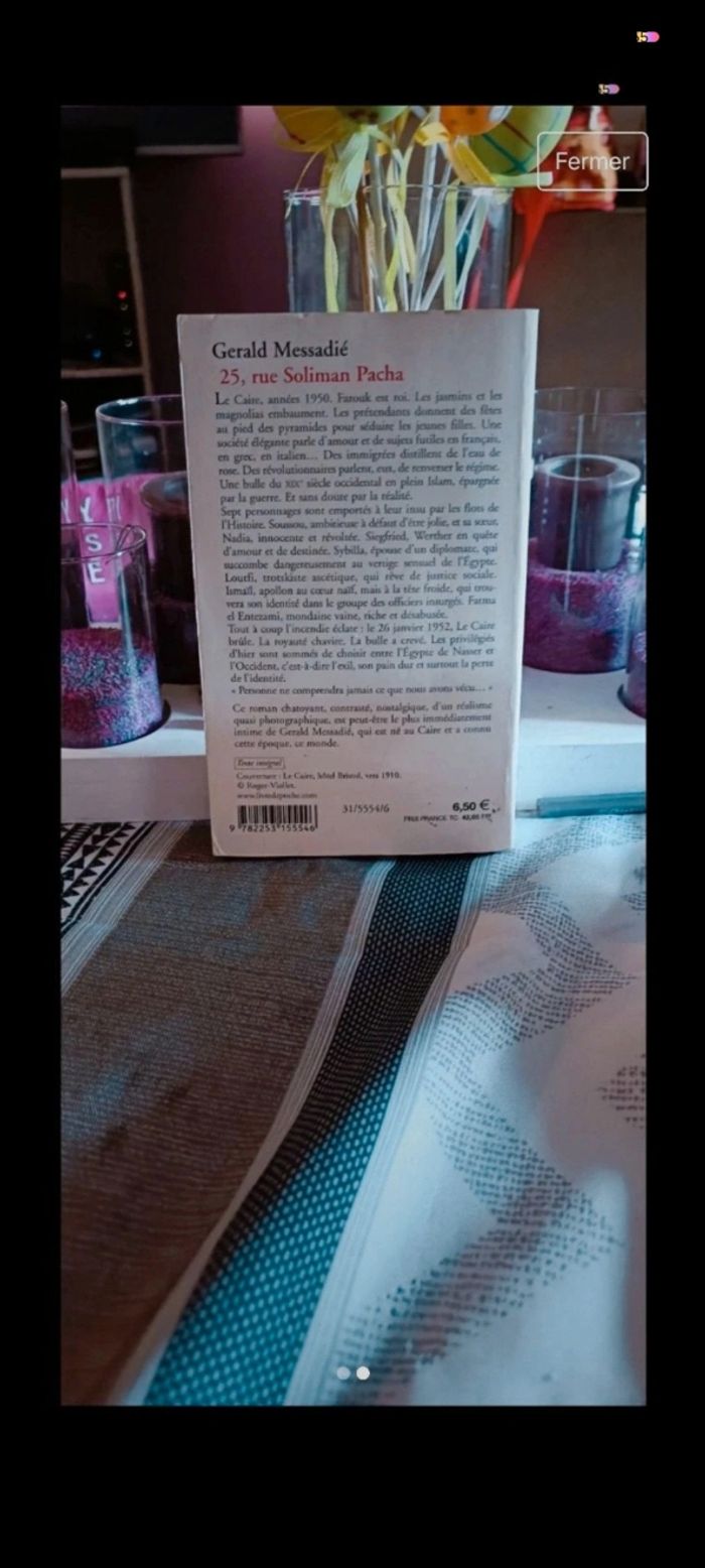 Livre 25, rue Soliman pacha