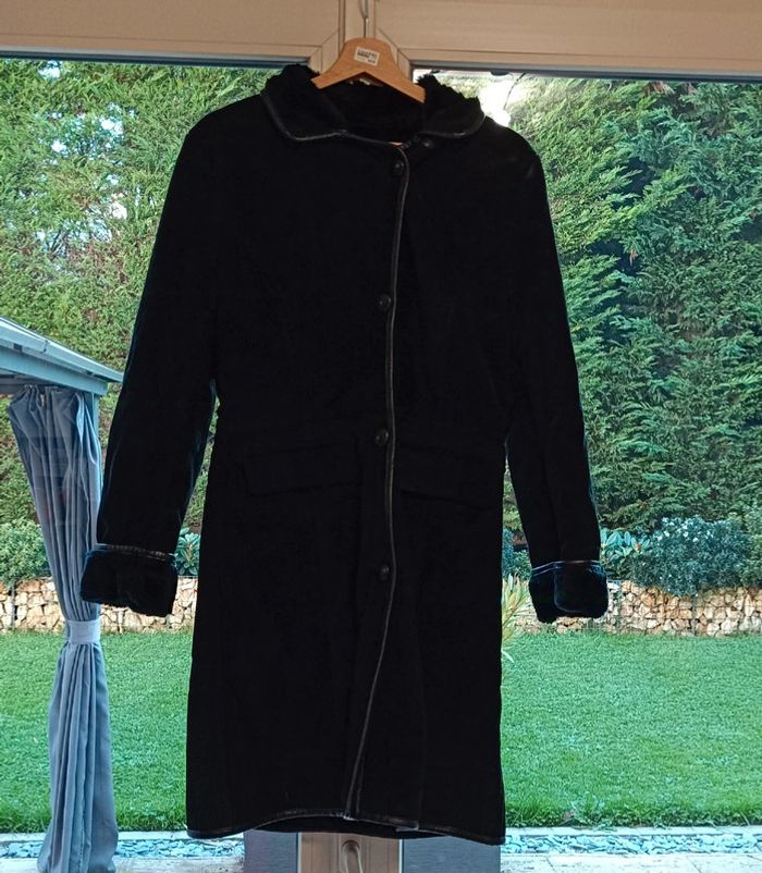 Manteau long cuir femme - photo numéro 7