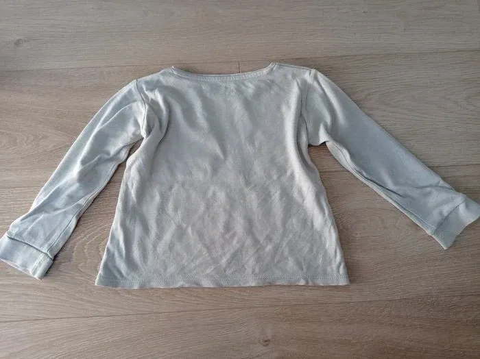Pyjama fille 2 pièces rose et gris Tex 3/4ans - photo numéro 7