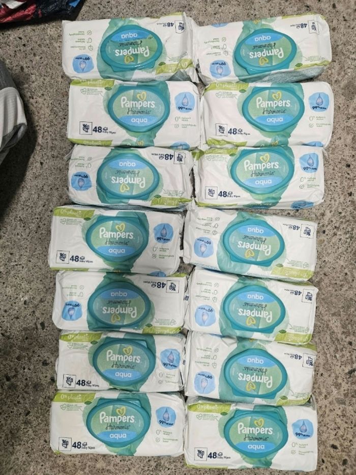 672 lingettes aqua