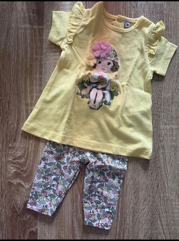 Ensemble legging + tee shirt 3 mois bébé fille