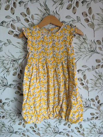 Robe boule fleurie gemo