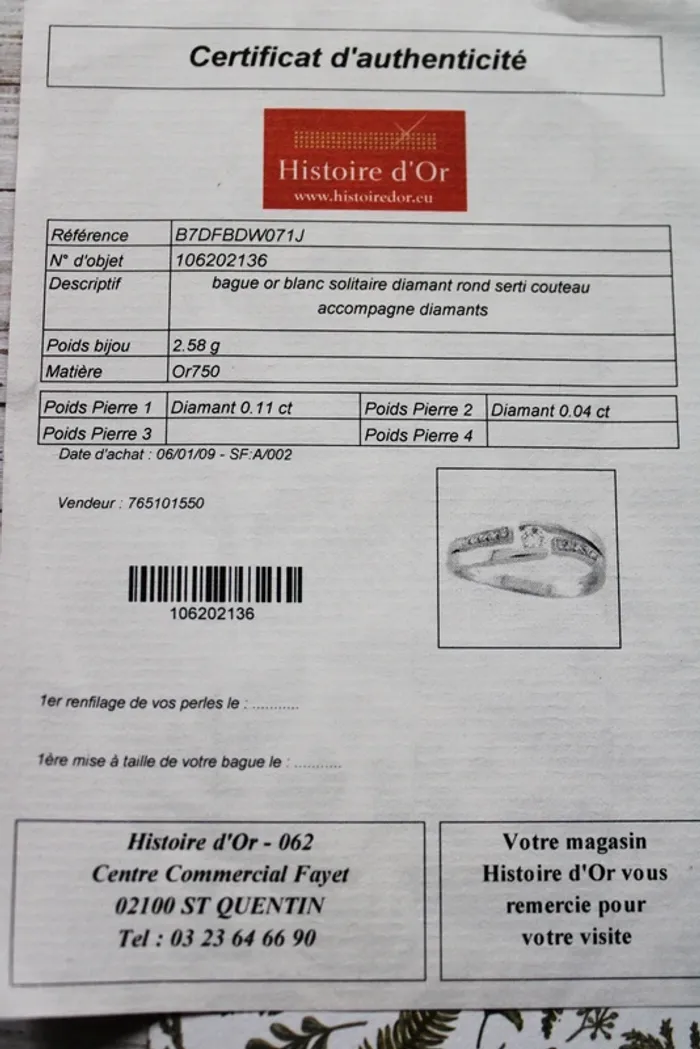 Bague ring anillo spilla or blanc diamant diamond love amour engagement fiançailles mariage - photo numéro 3