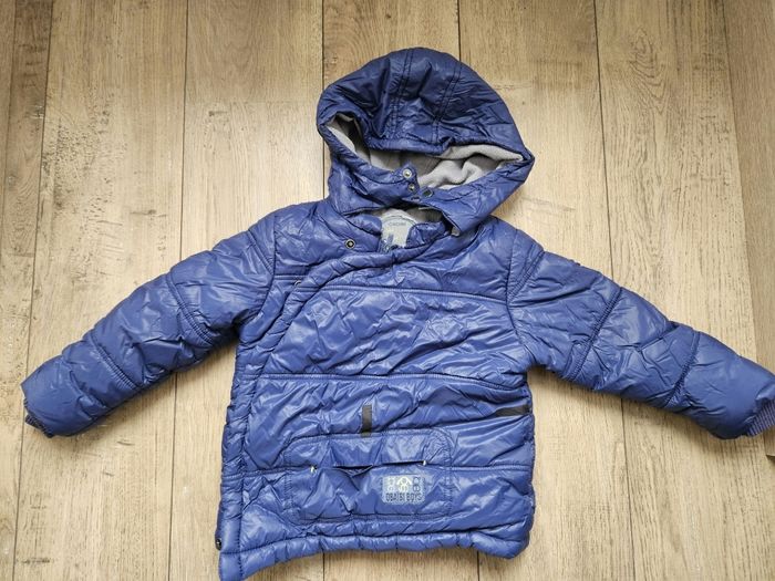 Doudoune à capuche bleu marine Obaïbi 3 ans