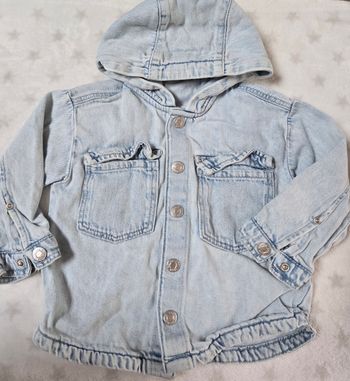 Sur chemise bleu 12/18 mois Zara