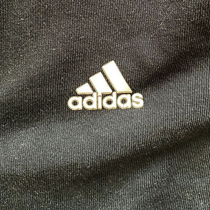 Adidas Sportwear Vintage Veste survêtement Noir Unisexe Exclusive Y2K en très bon état (Taille 13/14 Ans) - photo numéro 6