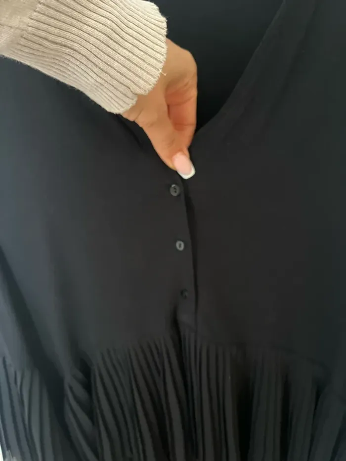 Haut Zara noir taille S 🖤 - photo numéro 3
