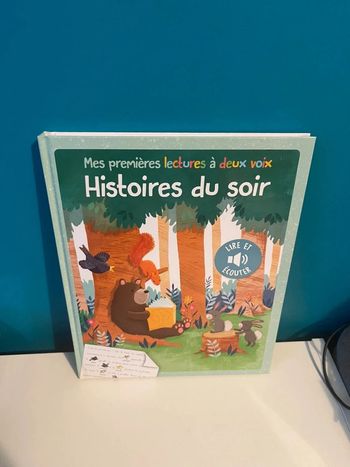 Livre sonore les premières lectures à deux voix histoire du soir