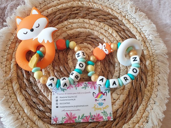 Anneau dentition + Hochet