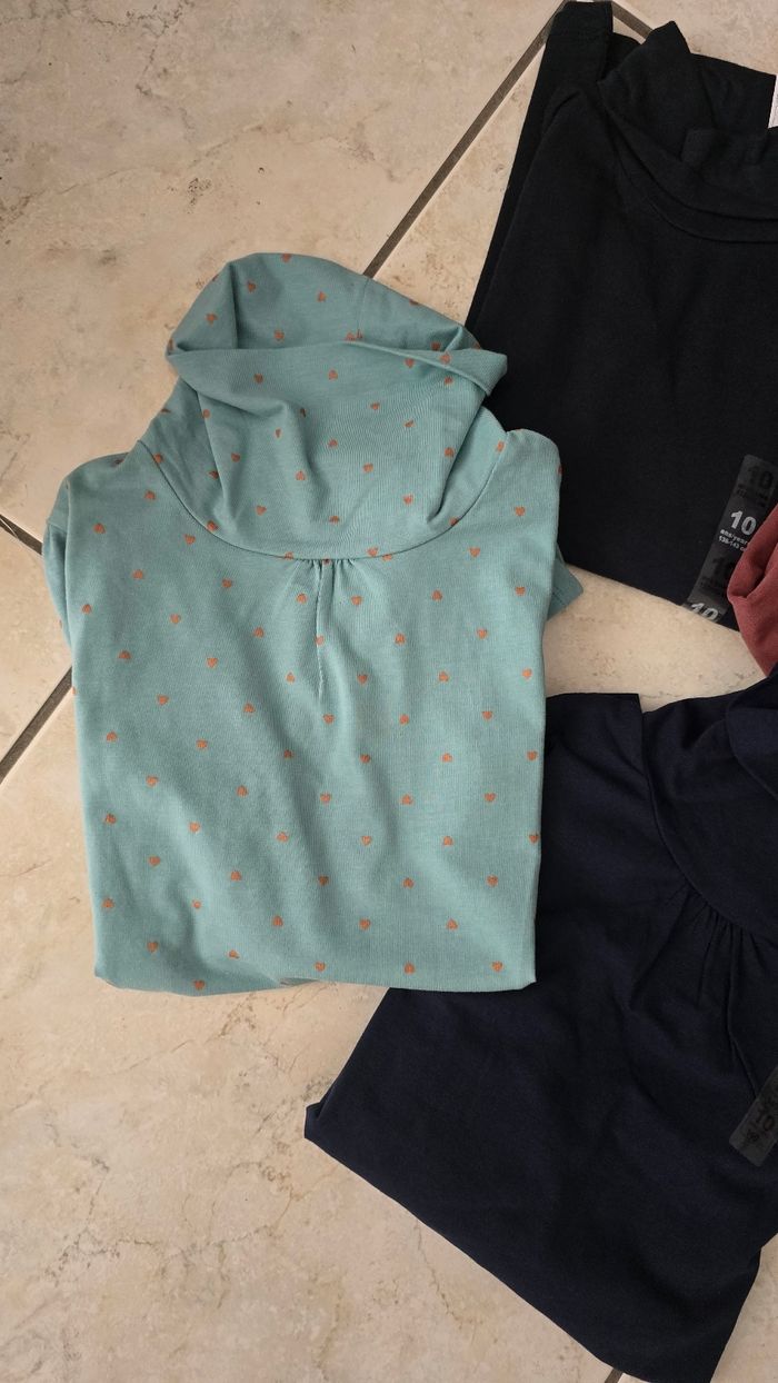NEUFS (non portés)🩷😍🤩 lot sous pulls 10 ans fille 😍🤩⚘️ - photo numéro 2