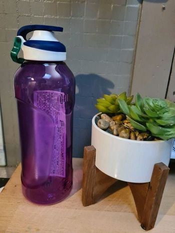 GOURDE RANDO MH500 BOUCHON OUVERTURE RAPIDE 0,8 LITRE PLASTIQUE (TRITAN) VIOLET