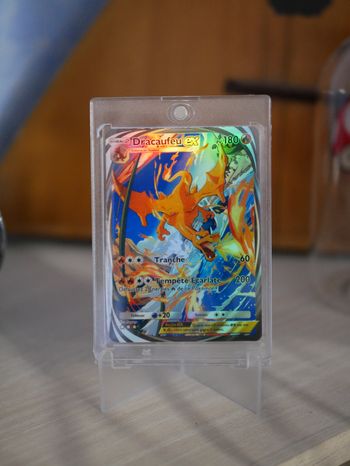 Carte Dracaufeu Ex immersive TCGP et boitier