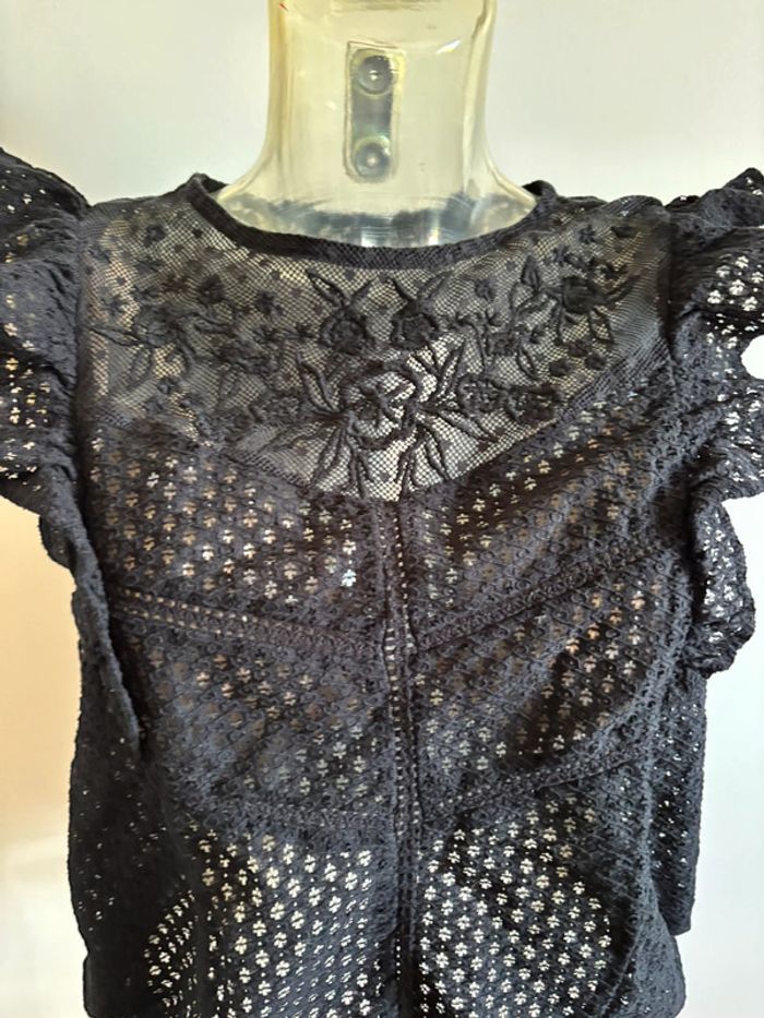 Haut blouse noir bonobo - photo numéro 5