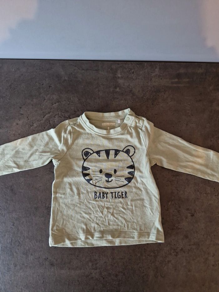 Tee-shirt manches longues 6 mois