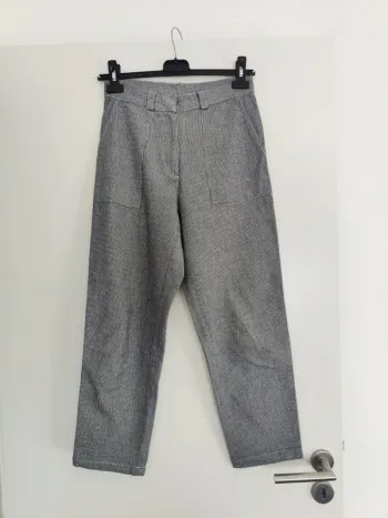 Pantalon pied de poule bleu marine karl Marc john 34