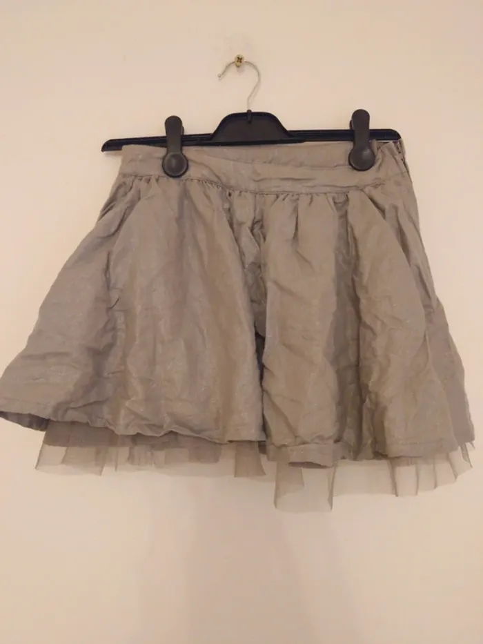 Jupe fille 12 ans - Tape à l’œil argentée