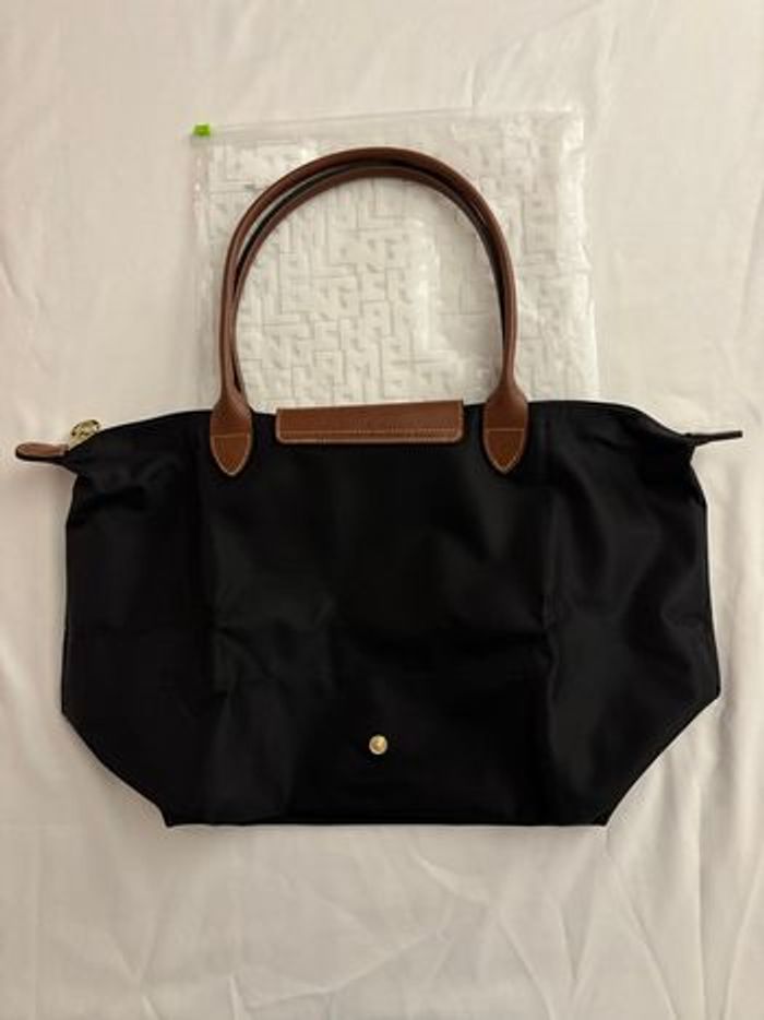 Sac Longchamp taille L  couleur Noir et Marron - photo numéro 2