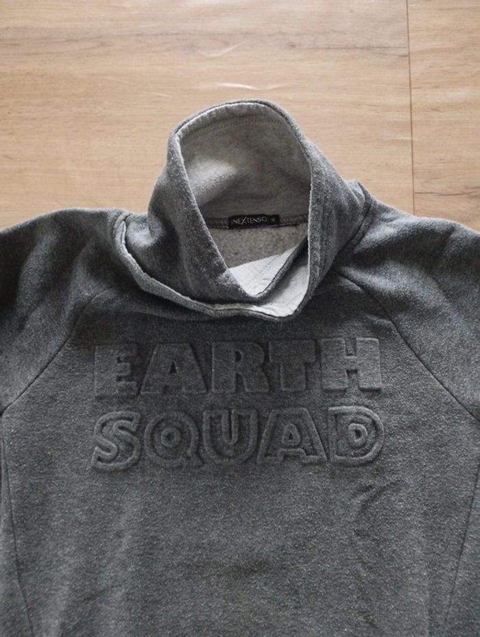 Pull gris garçon 10 ans - photo numéro 2