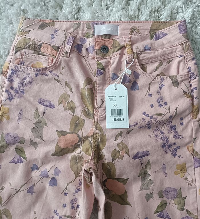 Pantalon multicouleur cassis en 38 - photo numéro 5