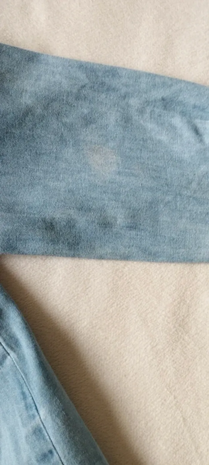 Chemise bleue jean 18 MOIS - photo numéro 3
