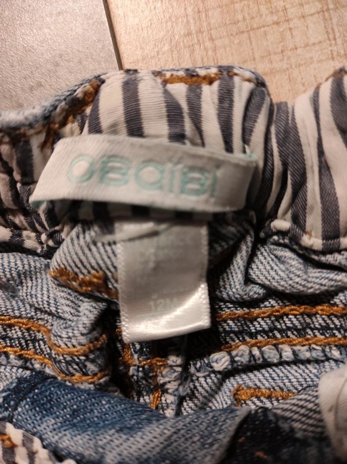 Jeans bleu taille 1 an - photo numéro 2