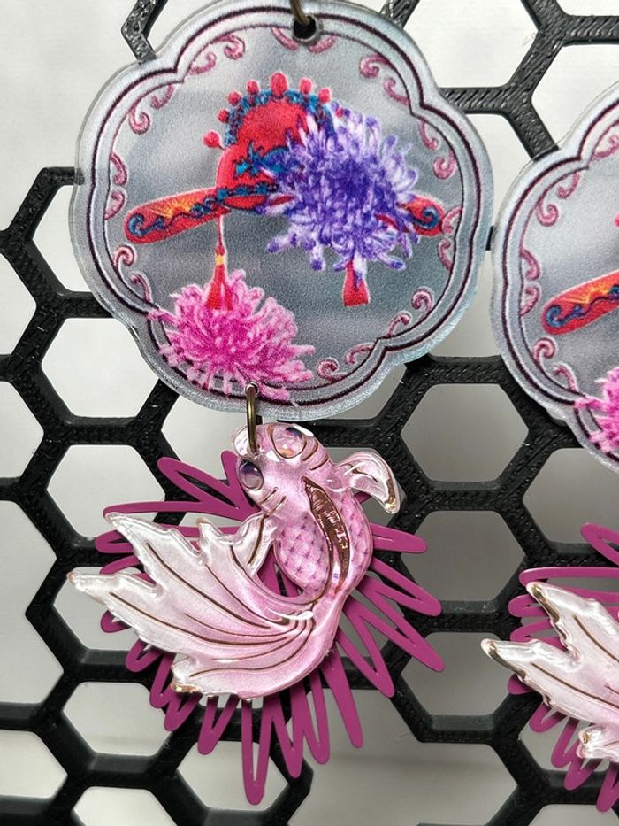 Boucles d’oreilles - Les Japonaises - photo numéro 3