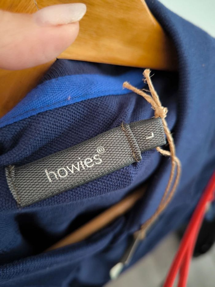 Polo marine taille L howies neuf - photo numéro 4