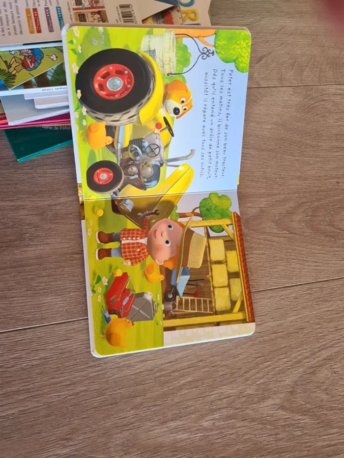 Livre fleurus  le tracteur de peter - photo numéro 2