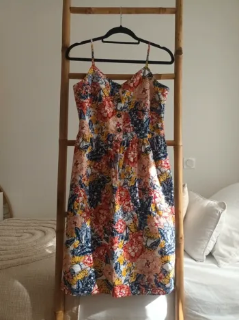 Robe en lin et coton taille 38