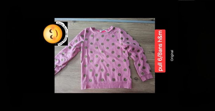 Pull fille 6ans hm
