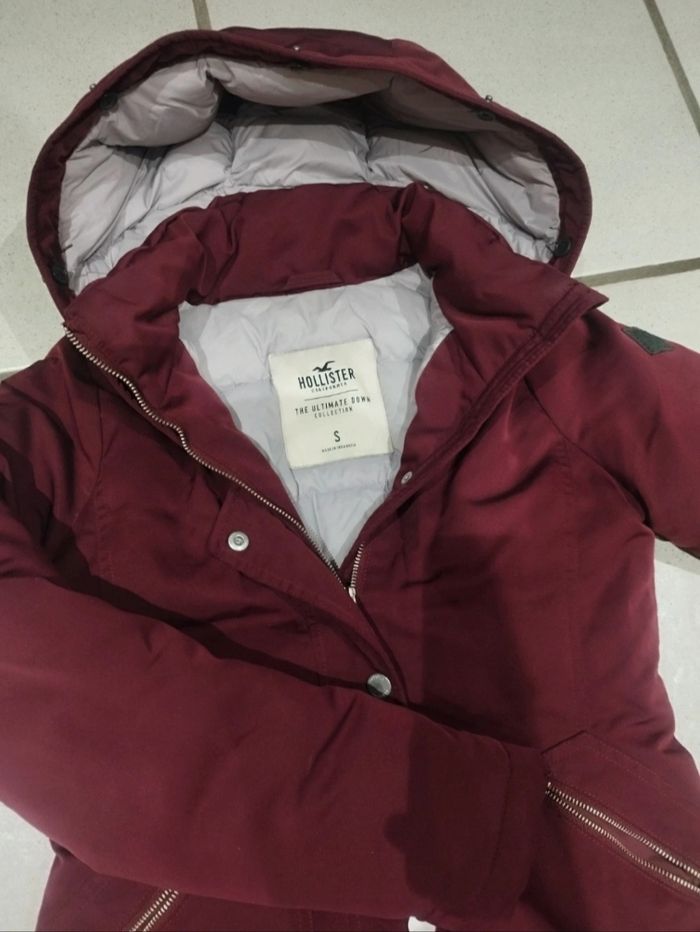 Manteau bordeaux - photo numéro 2