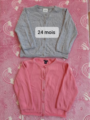 2 gilets 24 mois