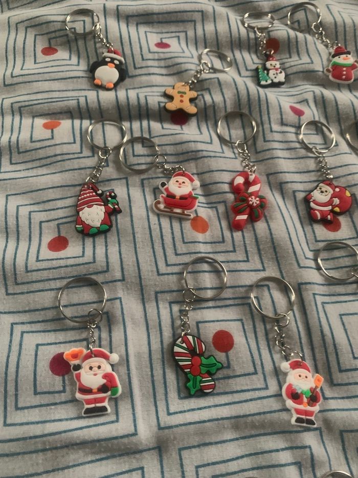 Lot porte clé Noël (26 au total) - photo numéro 2