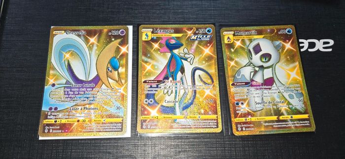 Lot de 3 carte pokémon gold évolution céleste - photo numéro 2