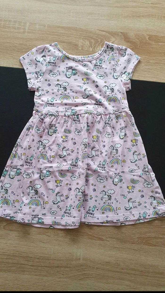 Robe manche courte 18-24 mois