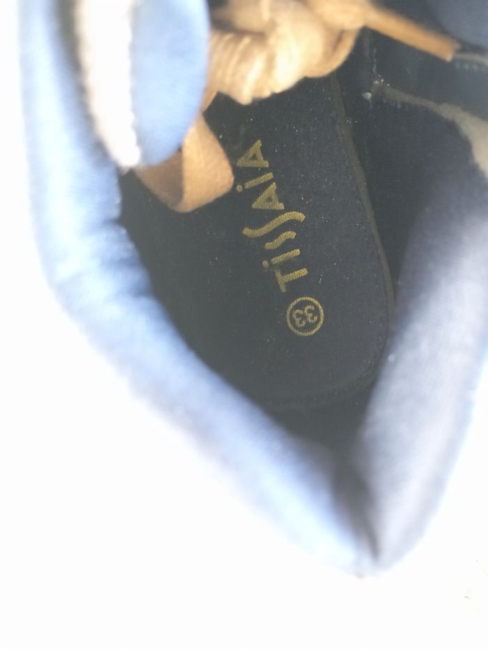 Bottines à lacets et fermeture éclair marron tissaia taille 33 neuve 10€ - photo numéro 6