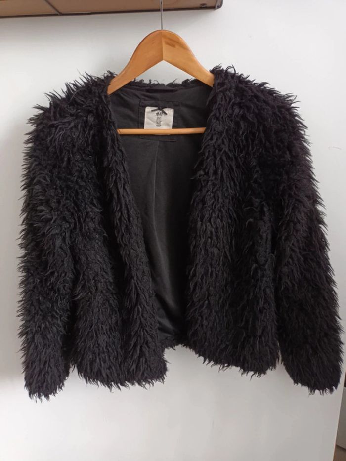 Manteau fausse fourrure Xs