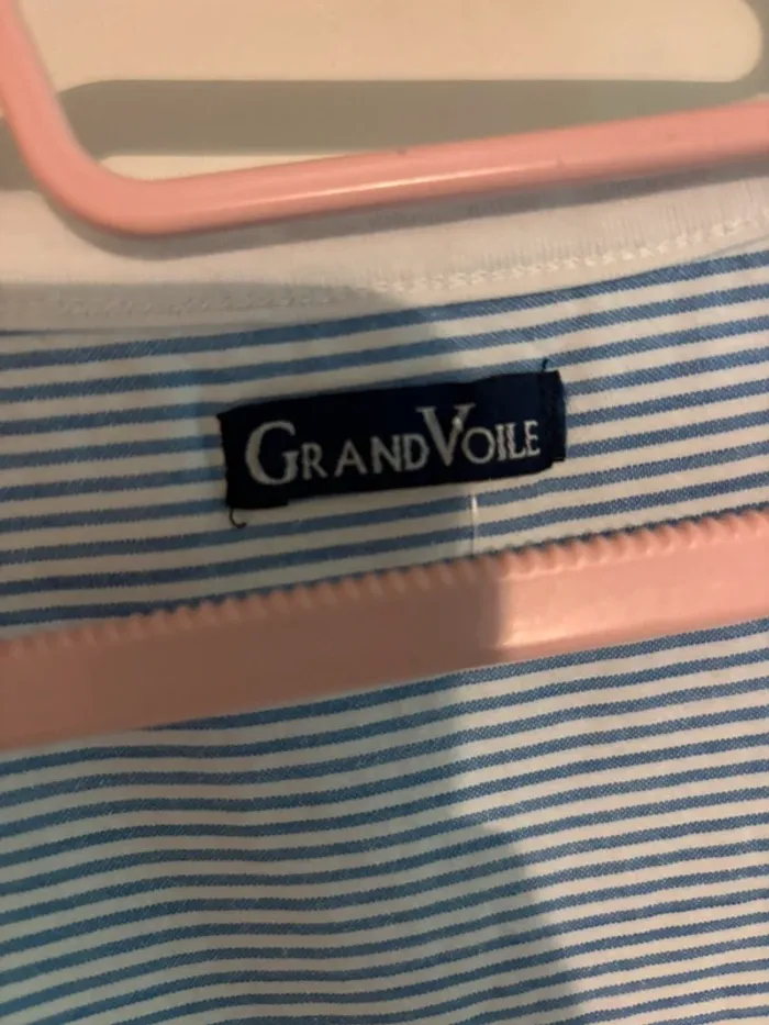 Robe débardeur blanche Grand Voile, taille 44 - photo numéro 4